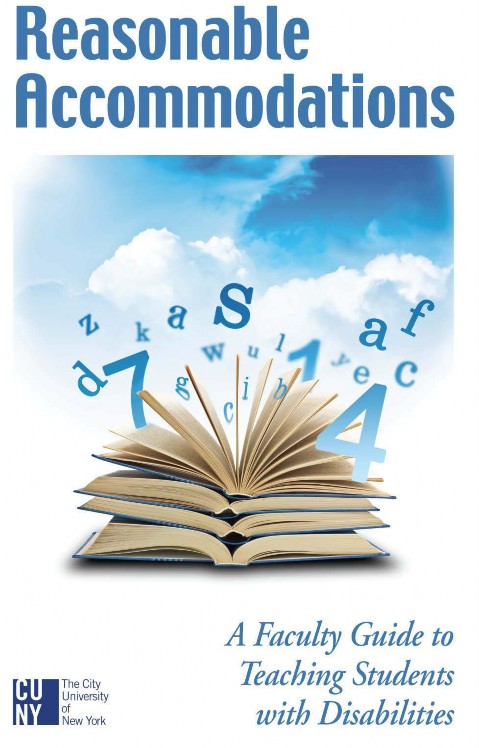 The photo shows a stack of open books with letters and numbers floating from the open pages into a blue sky.