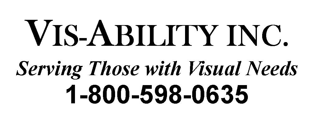 This is the logo for Visability Inc. Serving those with visual needs.