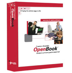 OpenBook logo on a CD box for purchase.