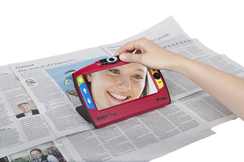 Handheld Video Magnifier: Ruby 7 HD - CUNY Assistive Technology